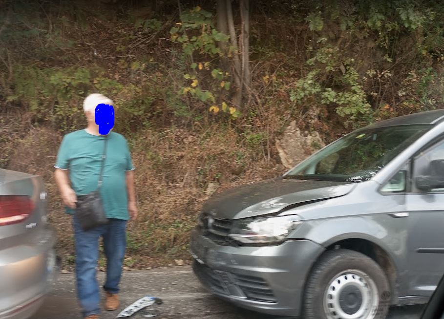 Lančani sudar kod ulaza u Divič iz pravca Zvornika (FOTO)