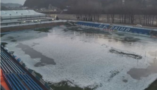 Fotografije potpljenog i zaleđenog stadiona Drine kruže društvenim mrežama