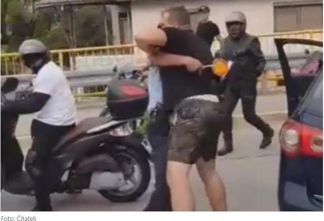 U Milićima uhapšen muškarac nakon što je fizički napao motocikliste koji su se priključili Maršu mira (VIDEO)