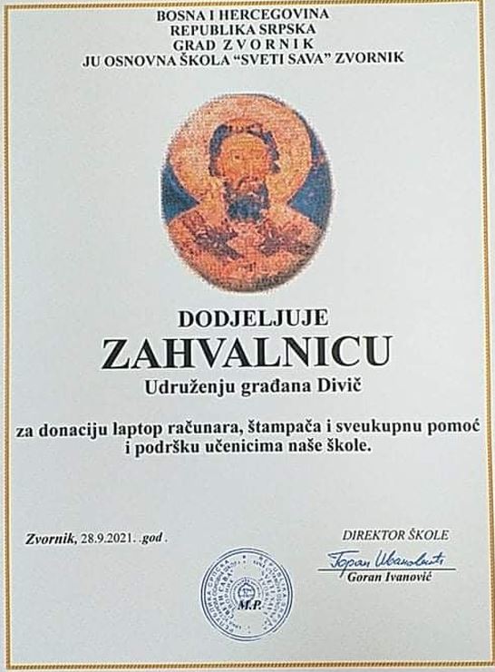 https://zvornicki.ba/2021/10/03/vrijedna-donacija-za-skolu-u-divicu-od-udruzenja-gradjana-divic/