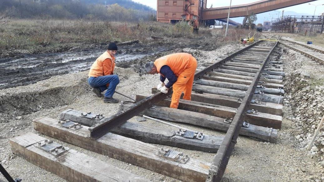 Novi metri željezničkog kolosijeka u "Alumini"