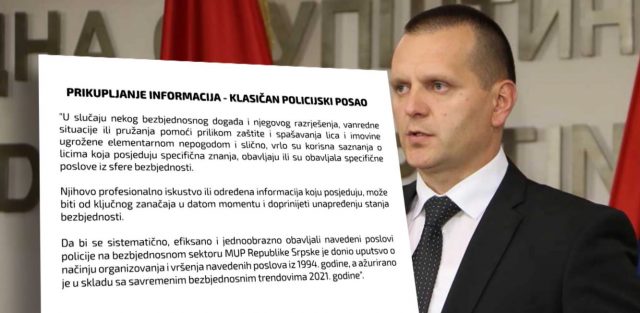 MUP RS o popisivanju Bošnjaka pripadnika OS BiH u Bratuncu: Riječ je o klasičnom policijskom poslu