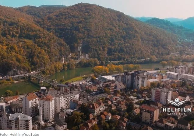 Kako iz zraka izgleda Zvornik: Pogledajte sve ljepote najljepšeg grada na lijevoj obali Drine (VIDEO)