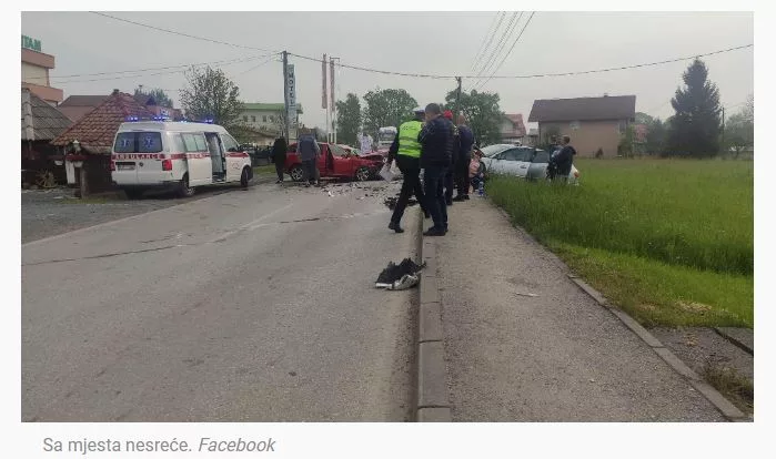 U sudaru kod Kalesije povrijeđeno dvoje djece i četiri odrasle osobe (FOTO)