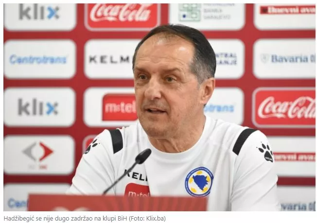Faruk Hadžibegić smijenjen sa mjesta selektora fudbalske reprezentacije Bosne i Hercegovine