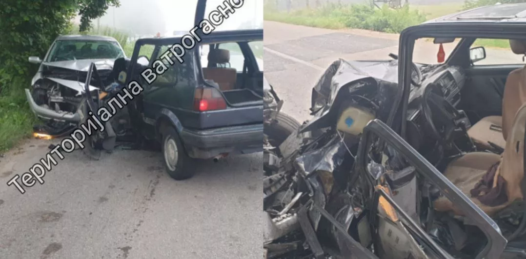 Dva lica povrijeđena u saobraćajnoj nezgodi na magistralnom putu Zvornik-Bratunac koja se dogodila jutros rano (FOTO)