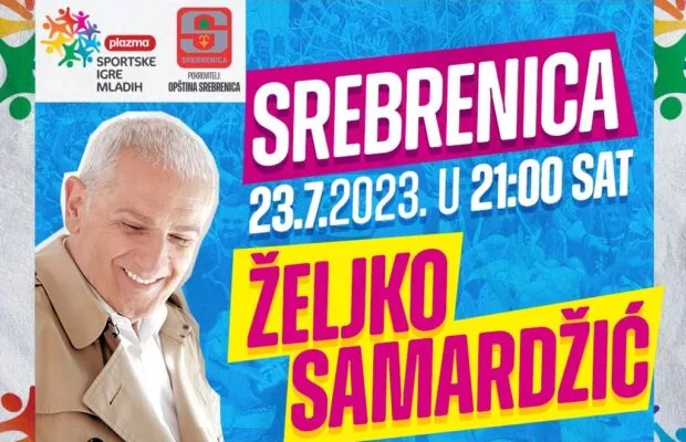 U nedjelju koncert Željka Samardžića