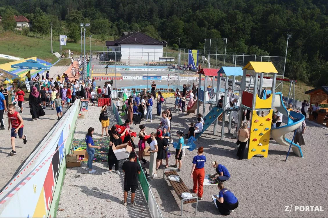 Mališani iz Podrinja uzeli učešće u takmičenju "Igre bez granica" u Zavidovićima (FOTO)