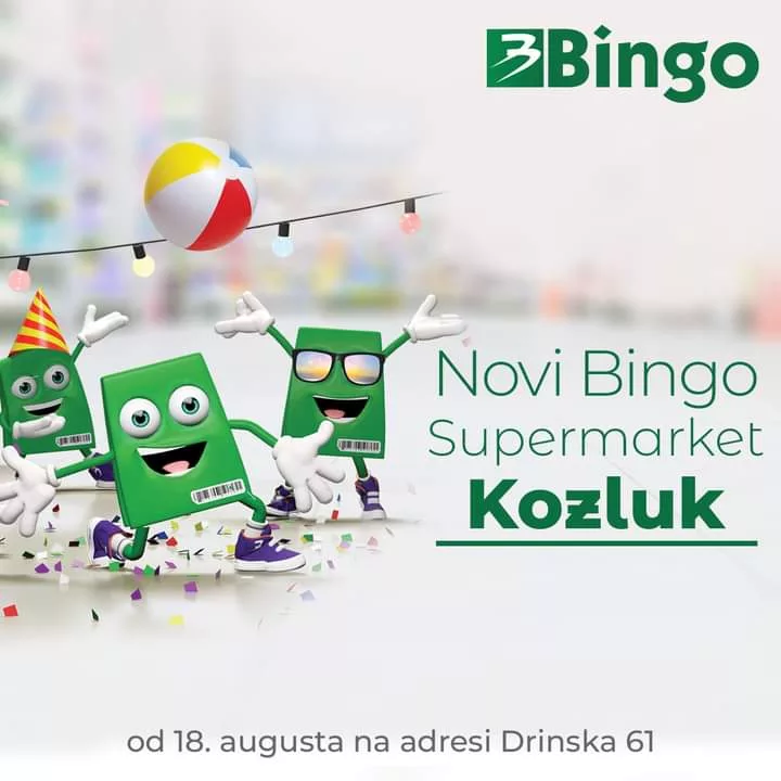 Ovog petka otvaranje Bingo Supermarketa u Kozluku