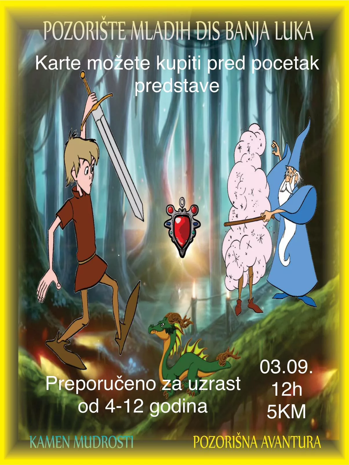 Dječija pozorišna predstava “Kamen mudrosti” uskoro u Domu omladine Zvornik