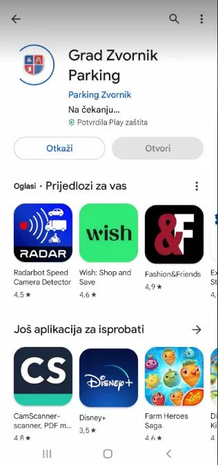 Od danas dostupna mobilna aplikacija za parking u Zvorniku