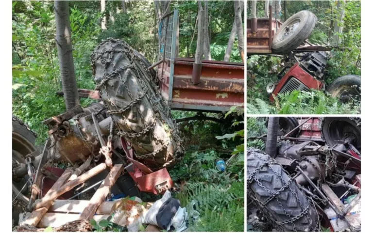 Vozač smrtno strada u prevrtanju traktora