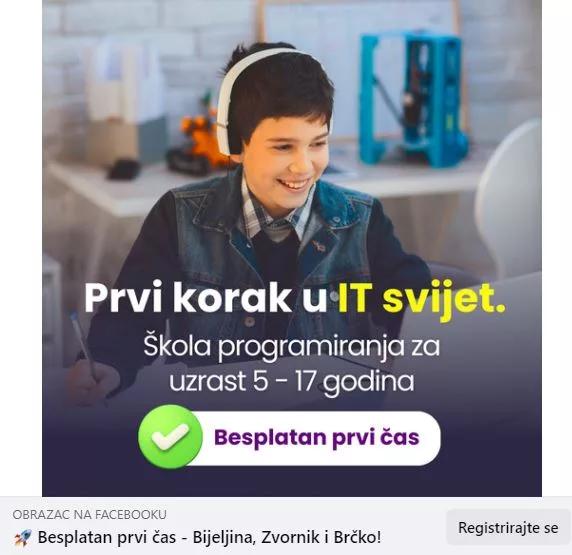 Škola budućnosti Algorithmics organizuje nastavu za mališane Zvornika: Povežite svoju stručnost s budućnošću vaše djece!