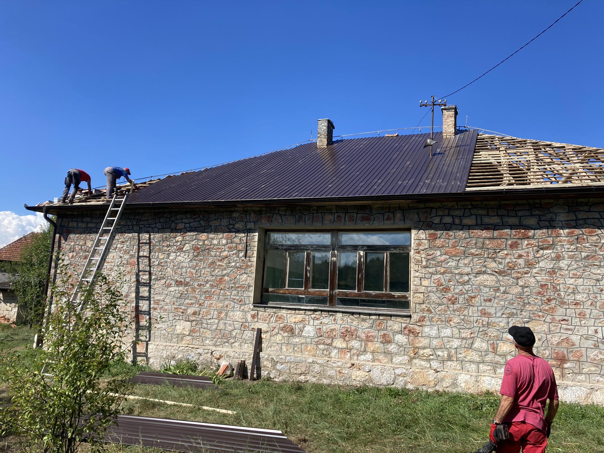 Radovi rekonstrukcije na planinarskom domu “Grkinja” u Liješnju (FOTO)