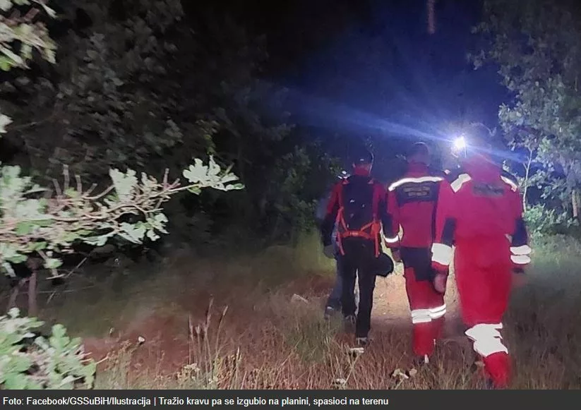 Tražio kravu pa se izgubio na planini, spasioci na terenu