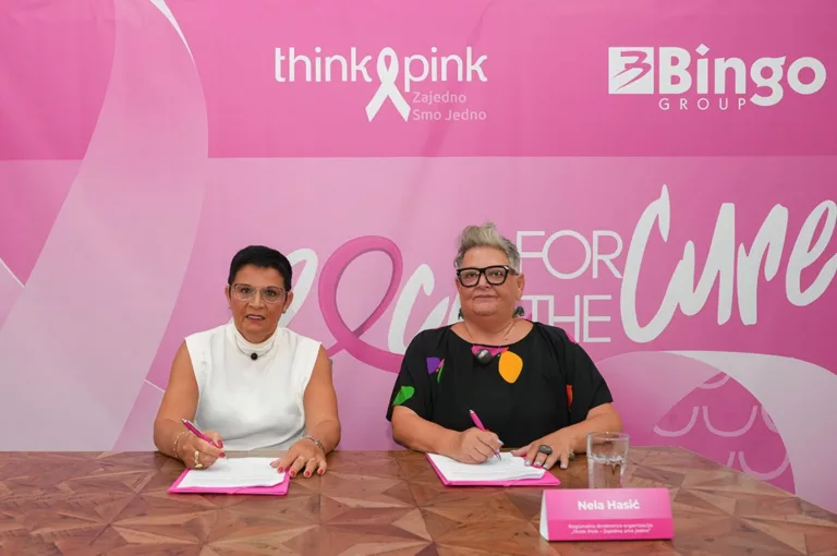 Bingo Group i „Think Pink - zajedno smo jedno“ potpisali ugovor o saradnji