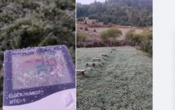 Na Bjelašnici jutros izmijereno -3 stepena uz jak mraz (FOTO)