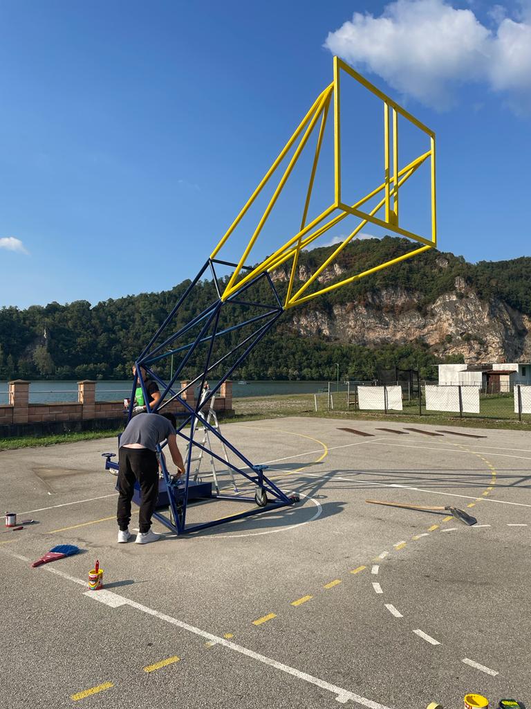 Na Diviču počela realizacija projekta sređivanja košarkaškog terena (FOTO)