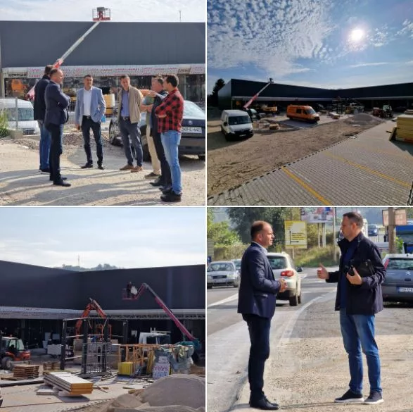 Gradonačelnik Bojan Ivanović obišao radove na novom tržnom centru „Zvornik City Mall“ i najavio 150 novih radnih mjesta (FOTO)