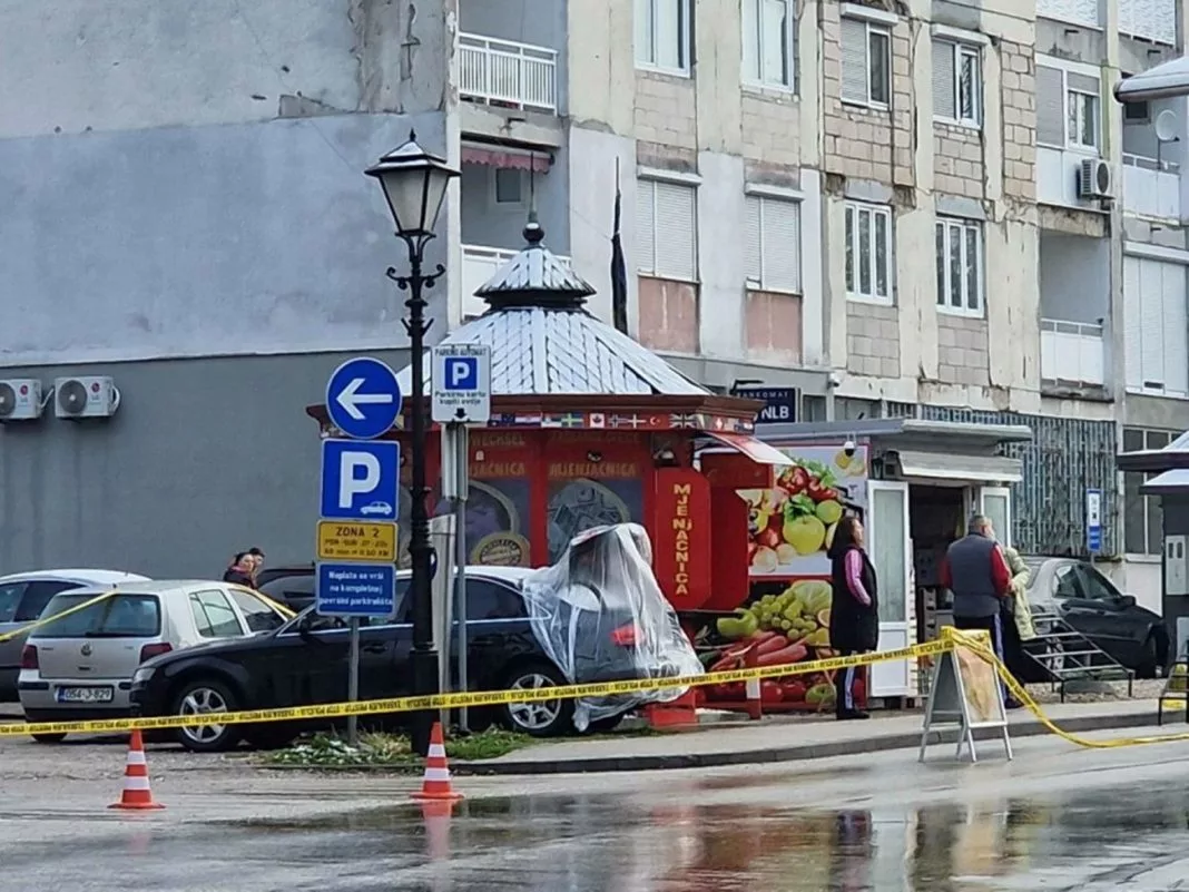 Filmska pljačka u centru Kalesije (VIDEO)