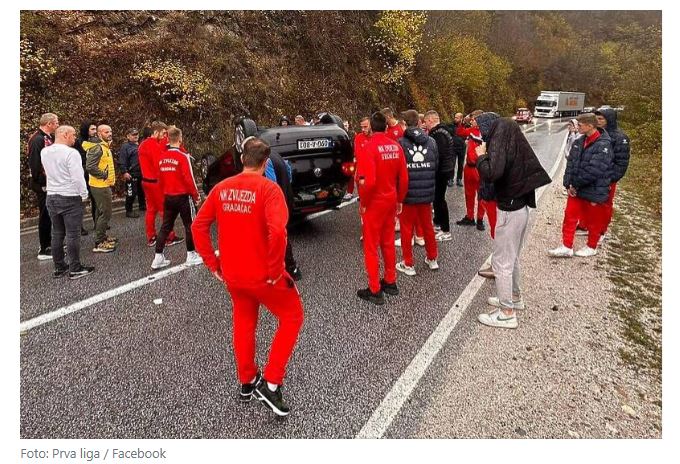 Trener Mile Lazarević koštao tri boda NK "Zvijezda" Gradačac, fudbaleri tokom putovanja pomogli povrijeđenoj u saobraćajnoj nesreći
