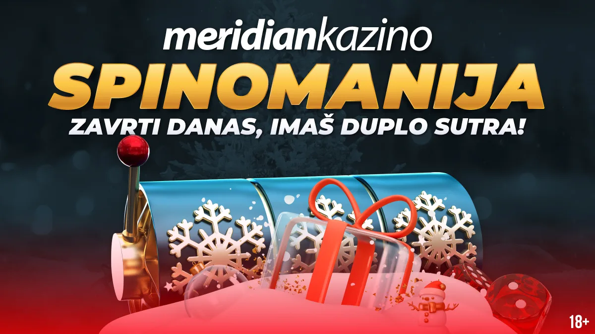 MERIDIAN ČASTI: Izvrti 50 spinova – dobijaš duplo besplatno!