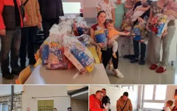 Mališanima na liječenju u zvorničkoj bolnici pokloni od firmi “Monti” i TJ Zvornik “Elektro-Bijeljina”