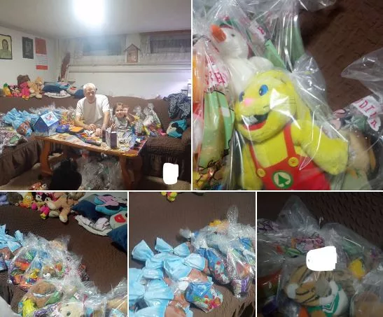 Volonteri tuzlanskog druženja "Otvoreno srce" pripremaju poklone za mališane koji su zapostavljeni u našem društvu
