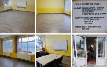 Završeni radovi uređenja učionica i sanacija krova u školi na Diviču (FOTO)