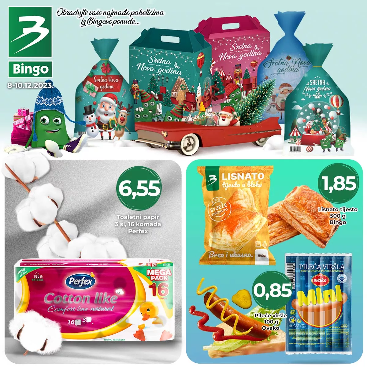 Vikend sniženih cijena samo u supermarketu "Bingo" u Kozluku počinje ovog petka