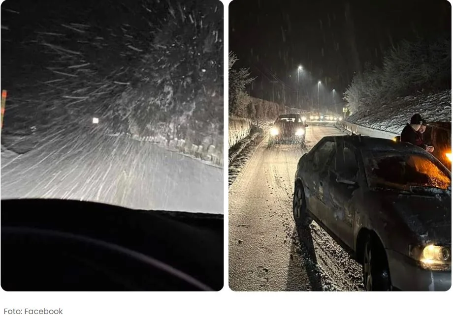 Noćas niz "saobraćajki" na magistralnom putu Zvornik-Tuzla, snijeg otežava saobraćaj (FOTO)