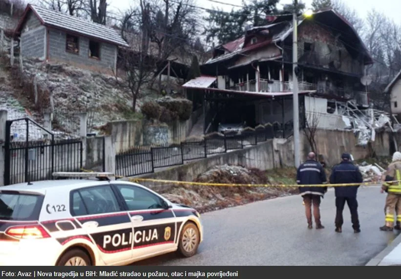 Nova tragedija u BiH: Mladić stradao u požaru, otac i majka povrijeđeni