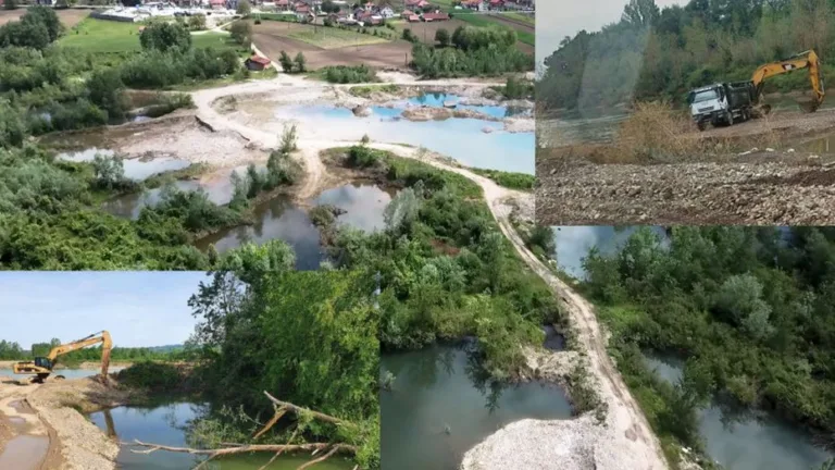 Krivične prijave zbog nelegalne eksploatacije pijeska i šljunka iz vodotoka rijeke Drine