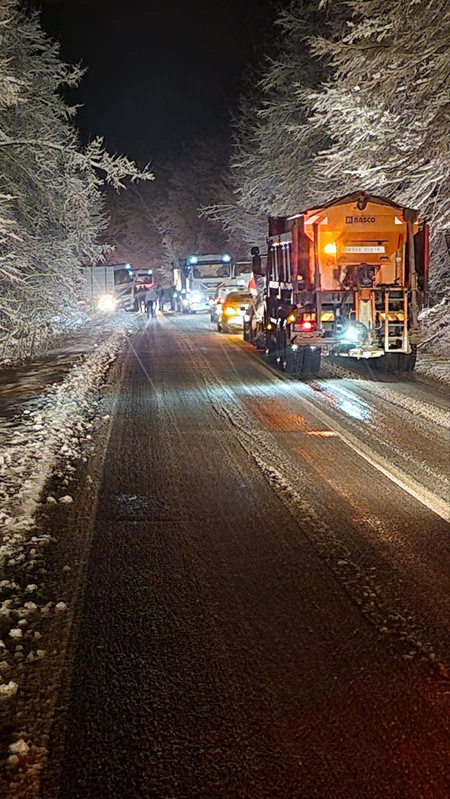 Kamion sletio s puta na Crnom Vrhu i otežao odvijanje saobraćaja (FOTO)