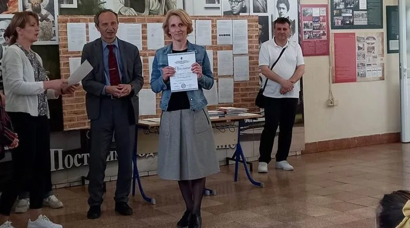 Profesorica Vinka Marjanović dobitnik „Svetosavske nagrade“ govorila o svom radu i ljubavi prema prosvjeti u Zvorniku
