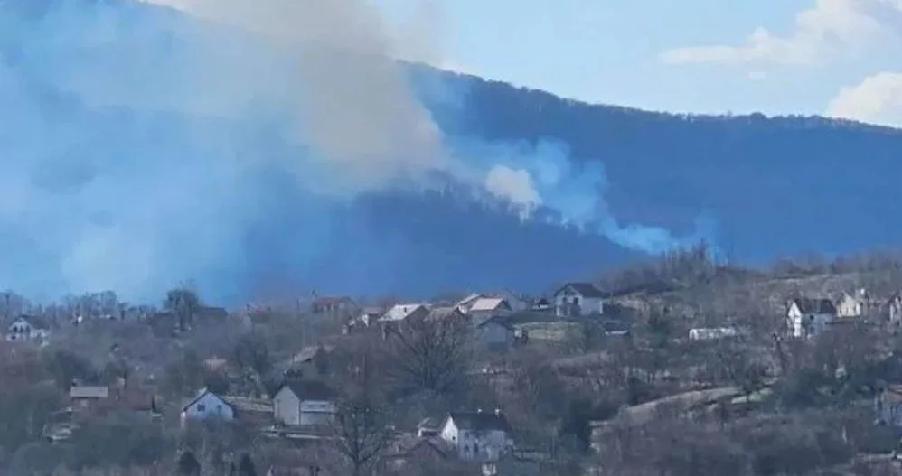Požar na Gučevu (FOTO)