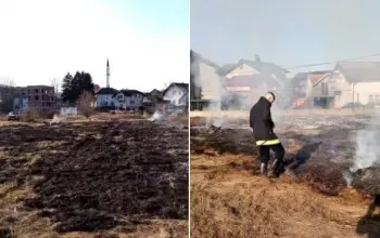 Zvornički vatrogasci gasili dva požara, jedan požar zabilježen i u Bratuncu (FOTO)