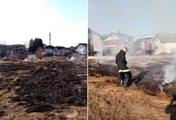 Zvornički vatrogasci gasili dva požara, jedan požar zabilježen i u Bratuncu (FOTO)