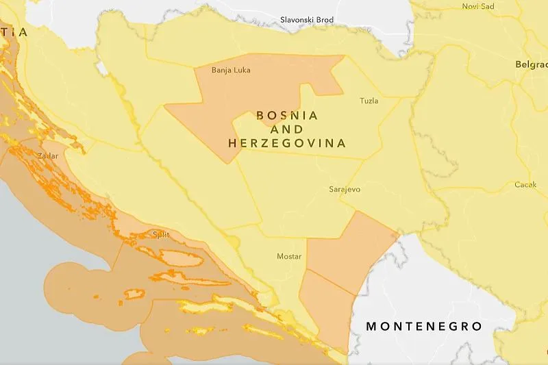 Zbog jakih udara vjetra u BiH na snazi i narandžasti meteoalarm