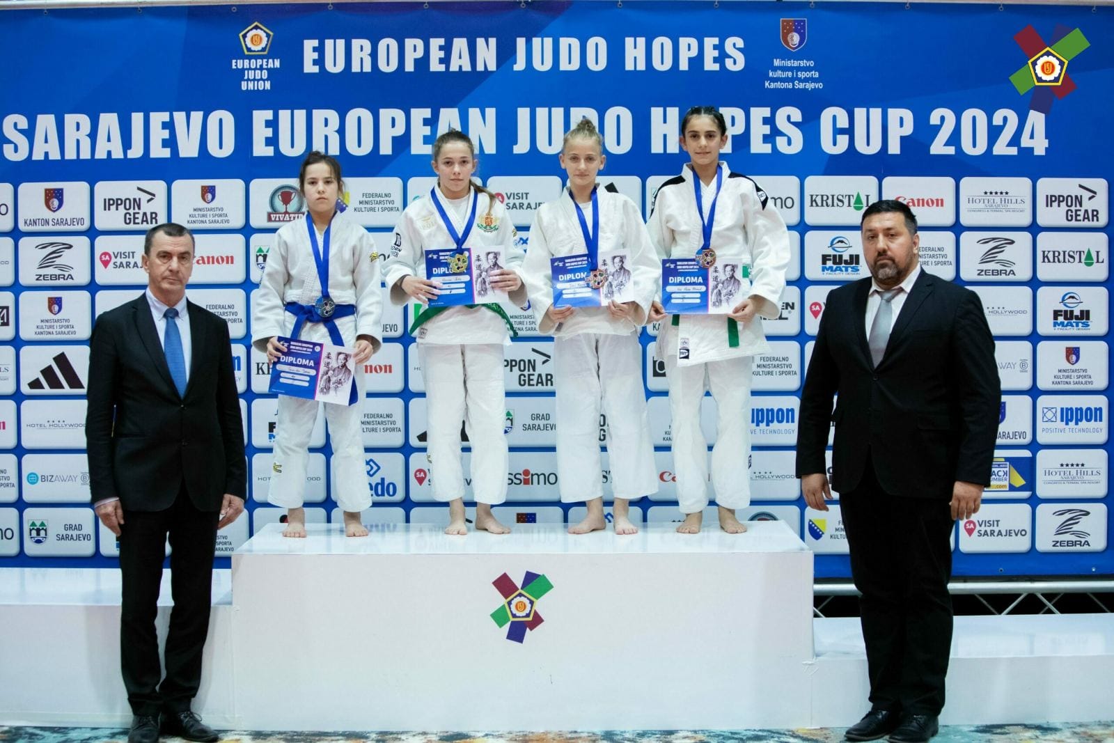 Zvorničke džudistkinje Nina Mićić i Marija Jokić osvojile medalje na Evropskom kupu za uzrast ''nada''