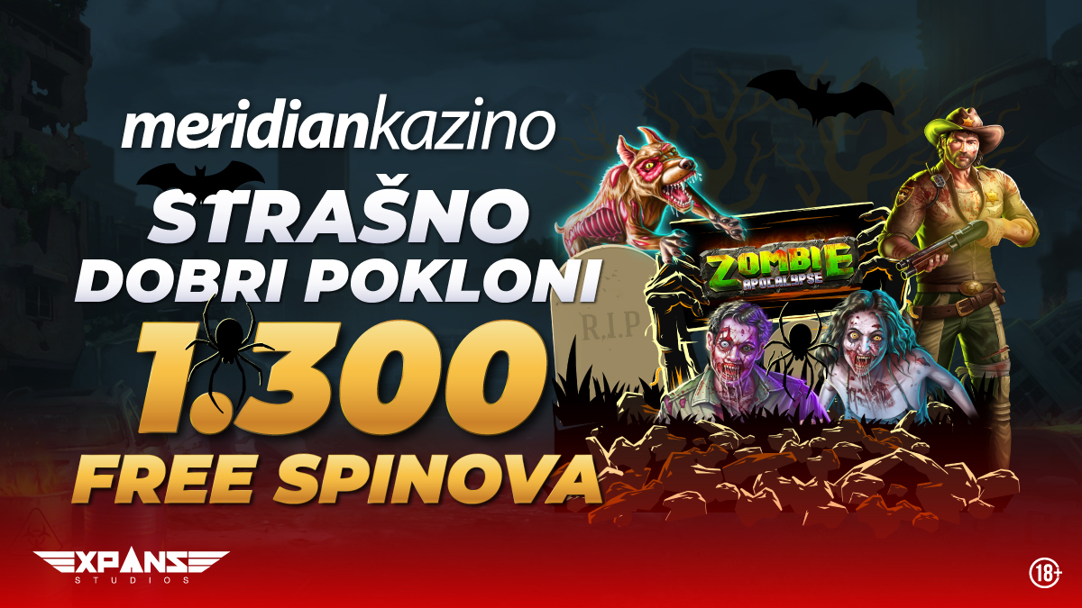 MERIDIAN KAZINO: Jezivo dobar lov na 1.300 free spinova