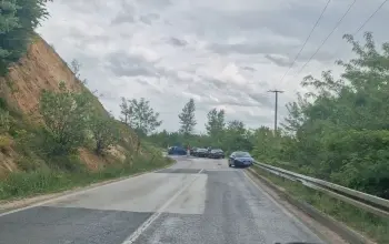 Slijetanje na Crnom Vrhu, suvozač zadobio teške tjelesne povrede, a vozač prekršajnu kaznu