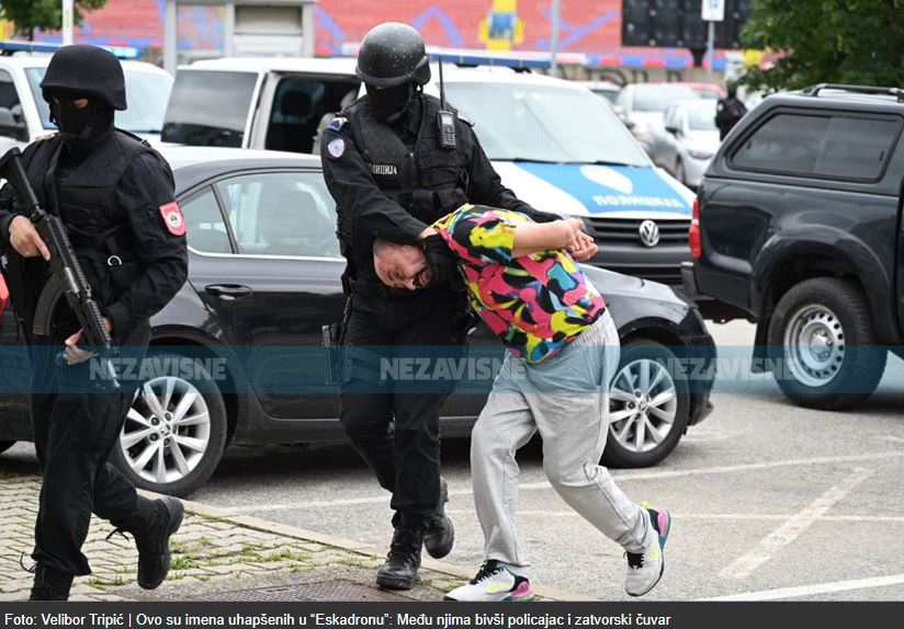 Ovo su imena uhapšenih u akciji “Eskadron”: Među njima bivši policajac i zatvorski čuvar