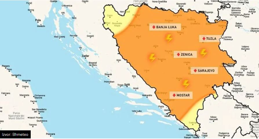 Dijelovima BiH prijete nepogode: Uskoro dolazi velika promjena vremena