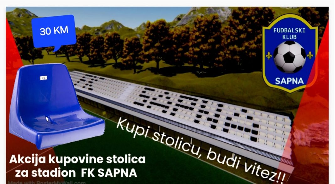 FK Sapna pokrenula akciju “Kupi stolicu, budi vitez Sapne”