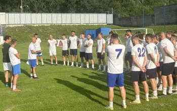 Fudbaleri Drine sa novim trenerom počeli pripreme za novu sezonu – Na prozivci i ''povratnici''Ognjen Stjepanović, Nezir Alić i Sreten Milošević.