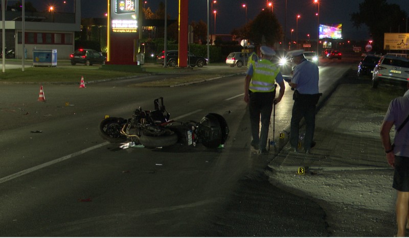 Nakon saobraćajne nezgode kod Bijeljine, motociklista završio u bolnici (FOTO)