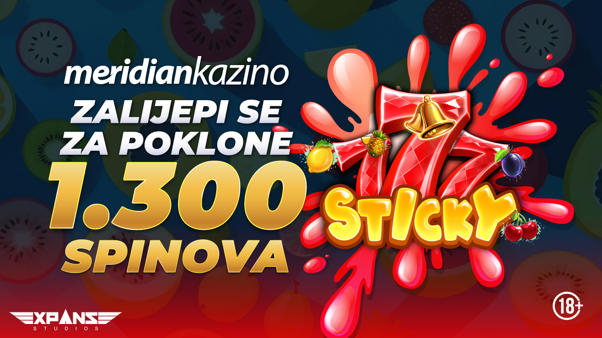 VIKEND U MERIDIANU: Free spinovi se lijepe na Sticky 777