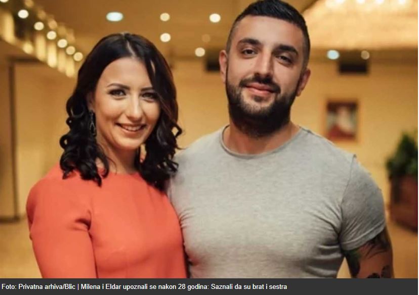 Milena i Eldar upoznali se nakon 28 godina: Saznali da su brat i sestra