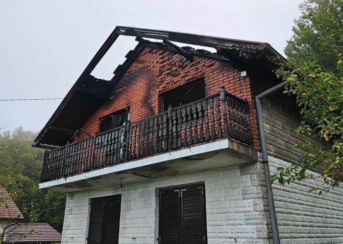 Zapaljena vikendica vlasnika dobojskog portala (FOTO)
